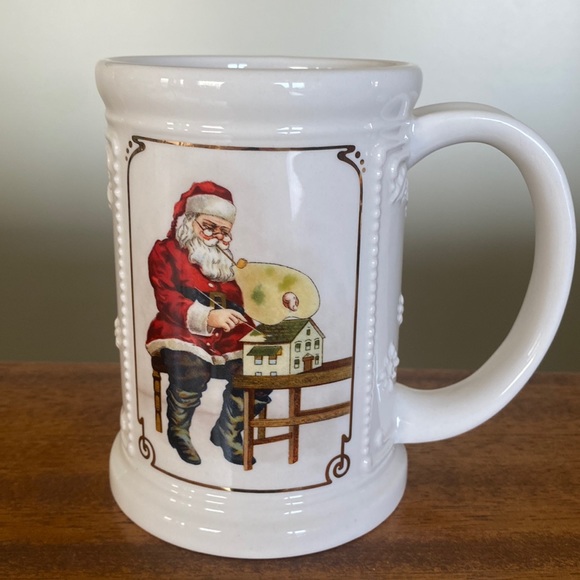 Christmas Stein 20 Oz Pre owned Exc Shape - Picture 1 of 8